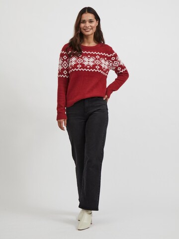 VILA - Pullover 'Feami' em vermelho