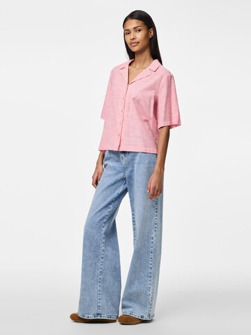PIECES Blouse 'PCApia' in Roze