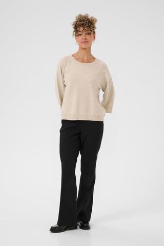 Cream Sweater 'Dela' in Beige