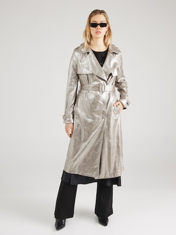 Manteau mi-saison 'ADELE' GUESS en argent : devant