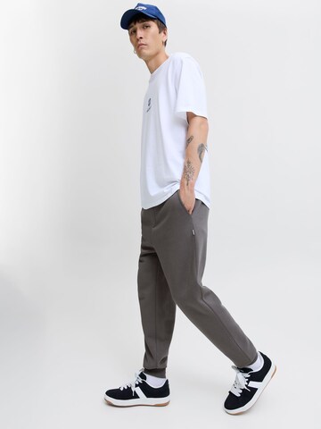 JACK & JONES Tapered Broek in Grijs