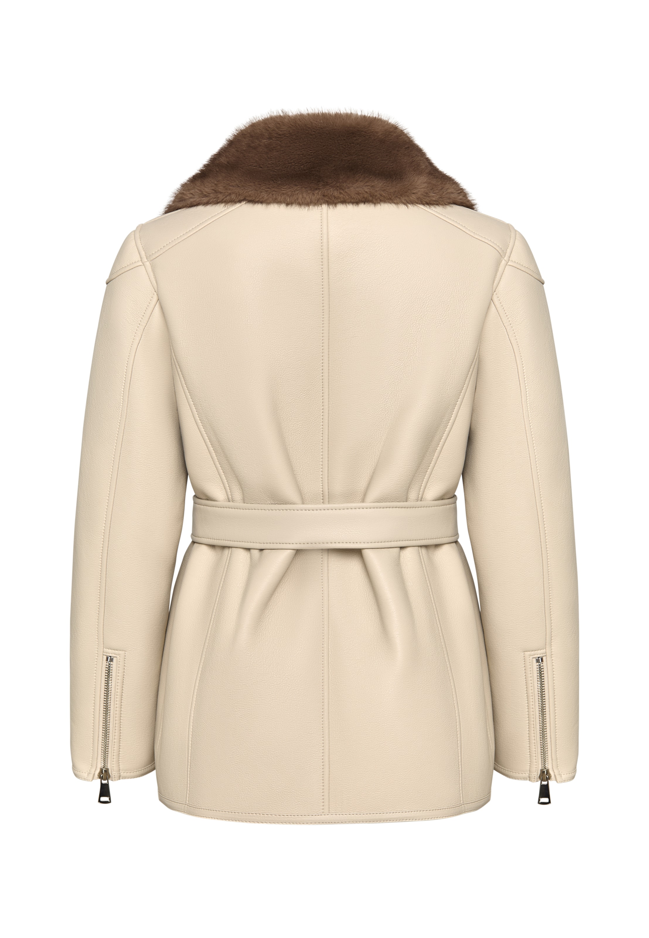 Manteau d’hiver CESARE GASPARI en blanc