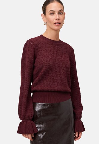Pullover di zero in rosso: frontale