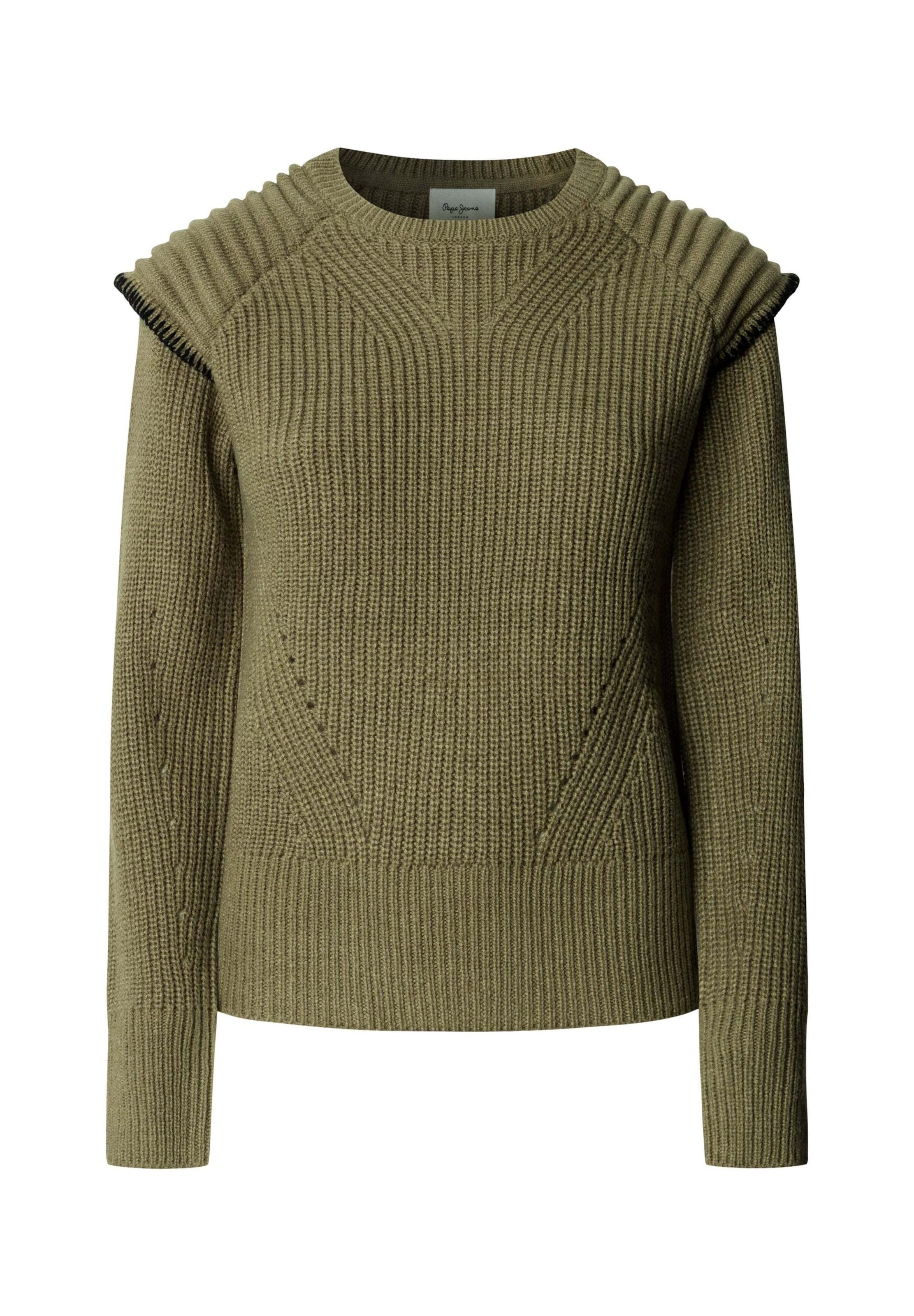 Pepe Jeans Trui 'ANALIA' in Groen: voorkant