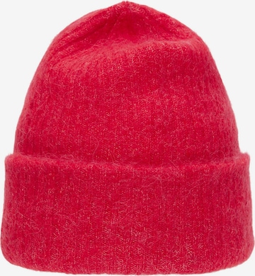 SELECTED FEMME Beanie in Red: front