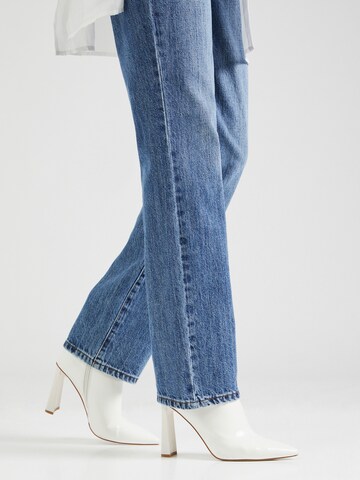 VILA ROUGE Regular Jeans 'JOLINE' i blå