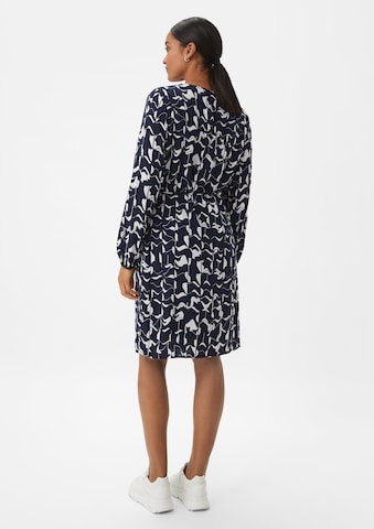 comma casual identity Kleid in Blau: Rückseite