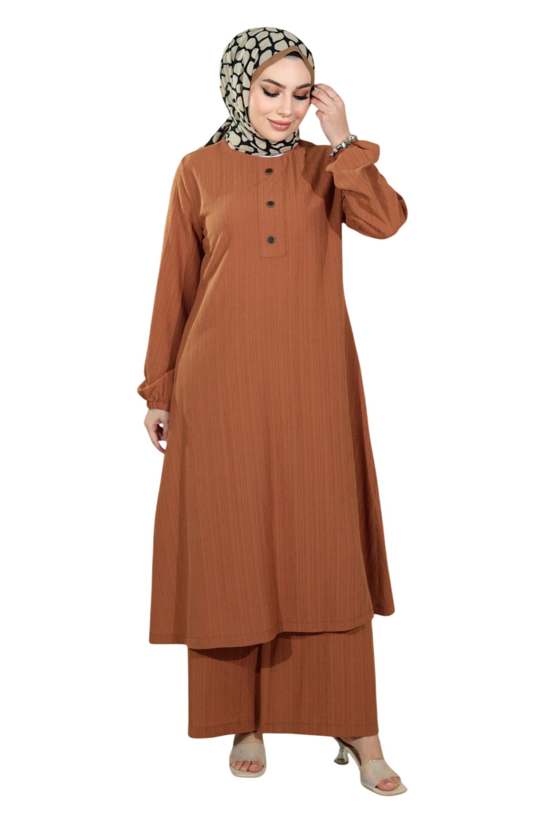 MODAMIHRAM Tuniek in Bruin