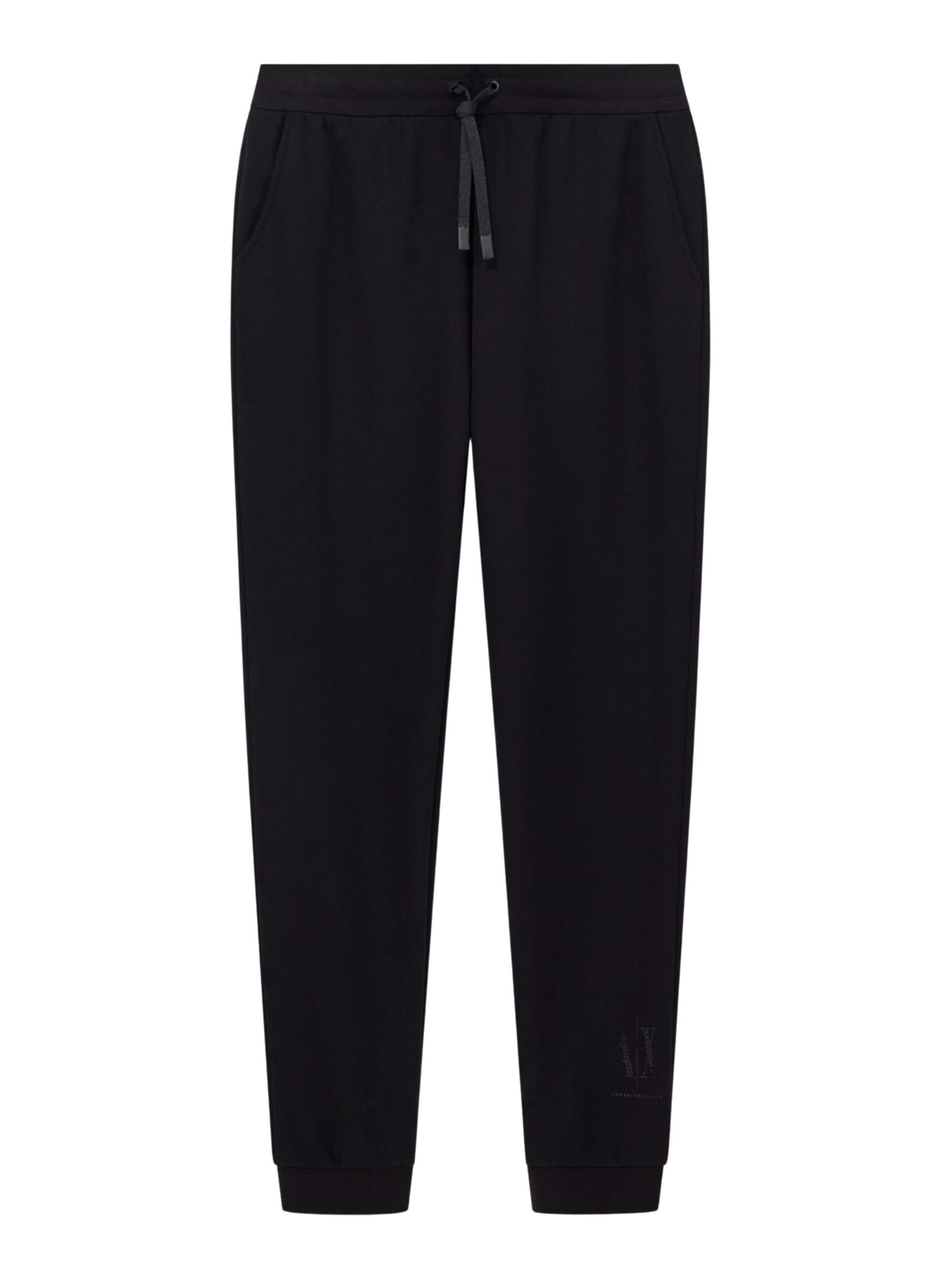 Regular Pantalon de sport 'XW000828' ARMANI EXCHANGE en noir : devant