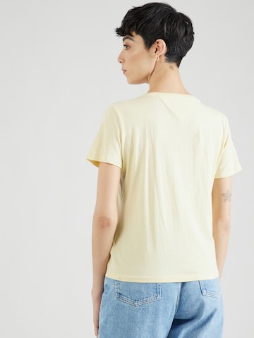 Tommy Jeans - Camisa em amarelo