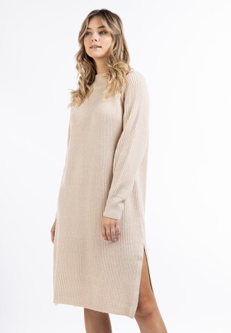 Robes en maille DreiMaster Vintage en beige