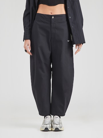 Nike Sportswear Loosefit Nadrág - fekete: elől