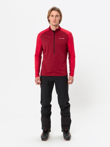 VAUDE Sportsweatshirt 'Larice Light II' in Rot