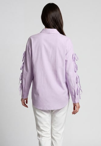 Chemisier Usha en violet