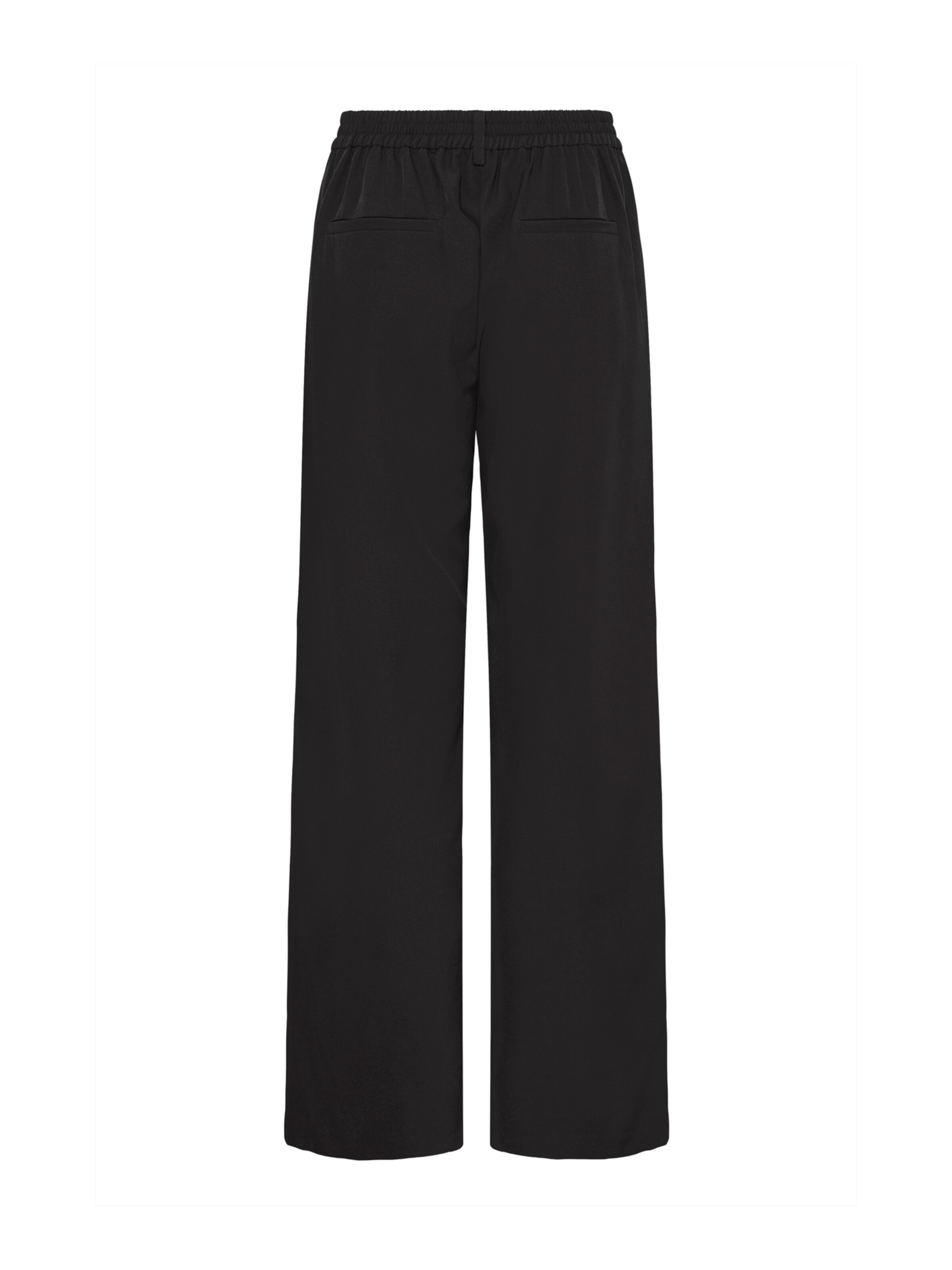 ICHI Широкий Плиссированные брюки 'IHFava' в Черный