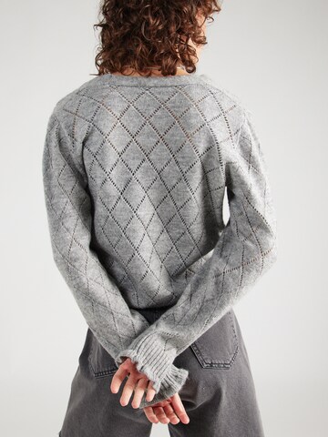 JDY Knit cardigan 'LETTY' in Grey