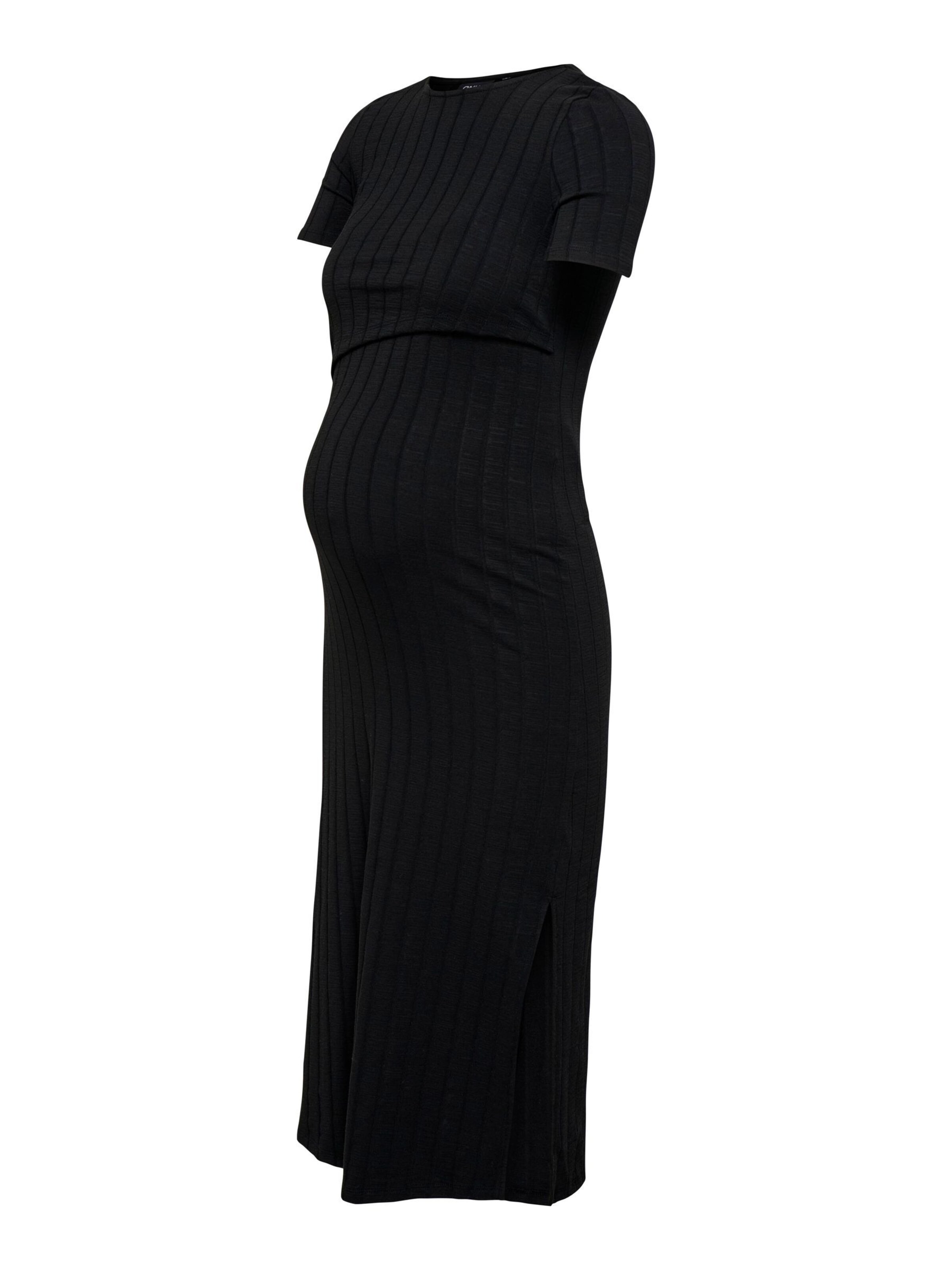 Only Maternity - Vestido 'OLMDandra' en negro: frente