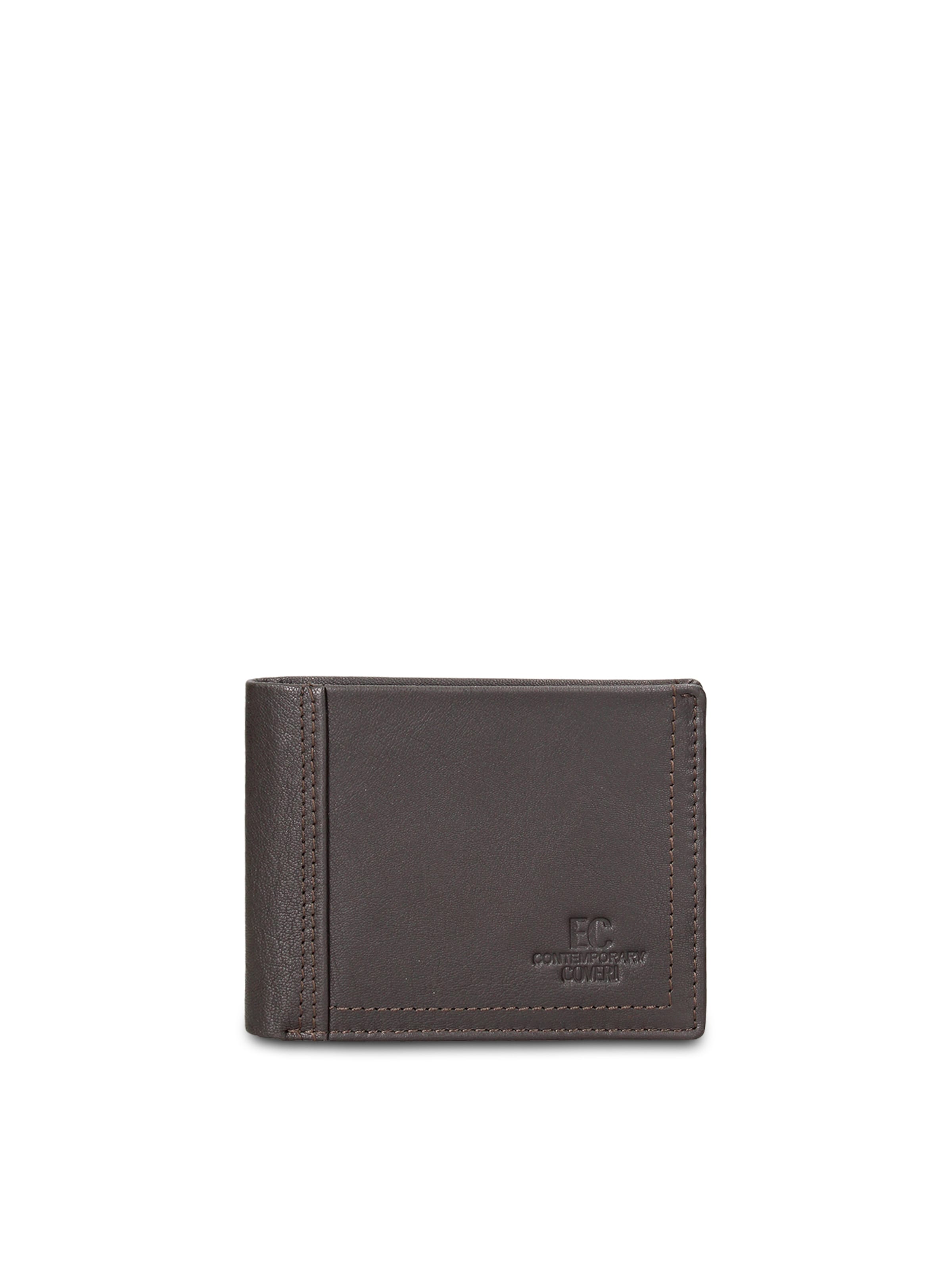 Portamonete di Coveri Collection in marrone: frontale