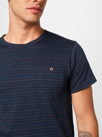 INDICODE JEANS T-shirt 'Sanford' i blå