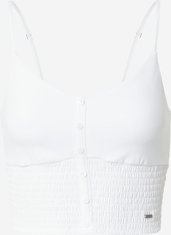 HOLLISTER - Top en blanco: frente