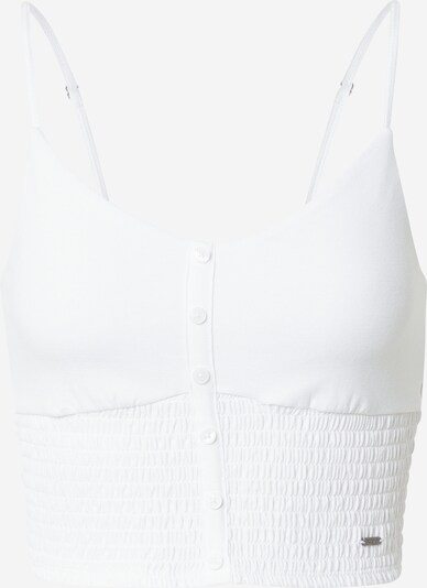 Top HOLLISTER pe alb, Vizualizare produs