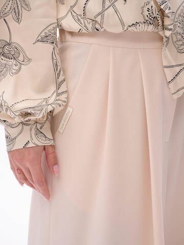 Blue Shadow Regular Pants in Beige