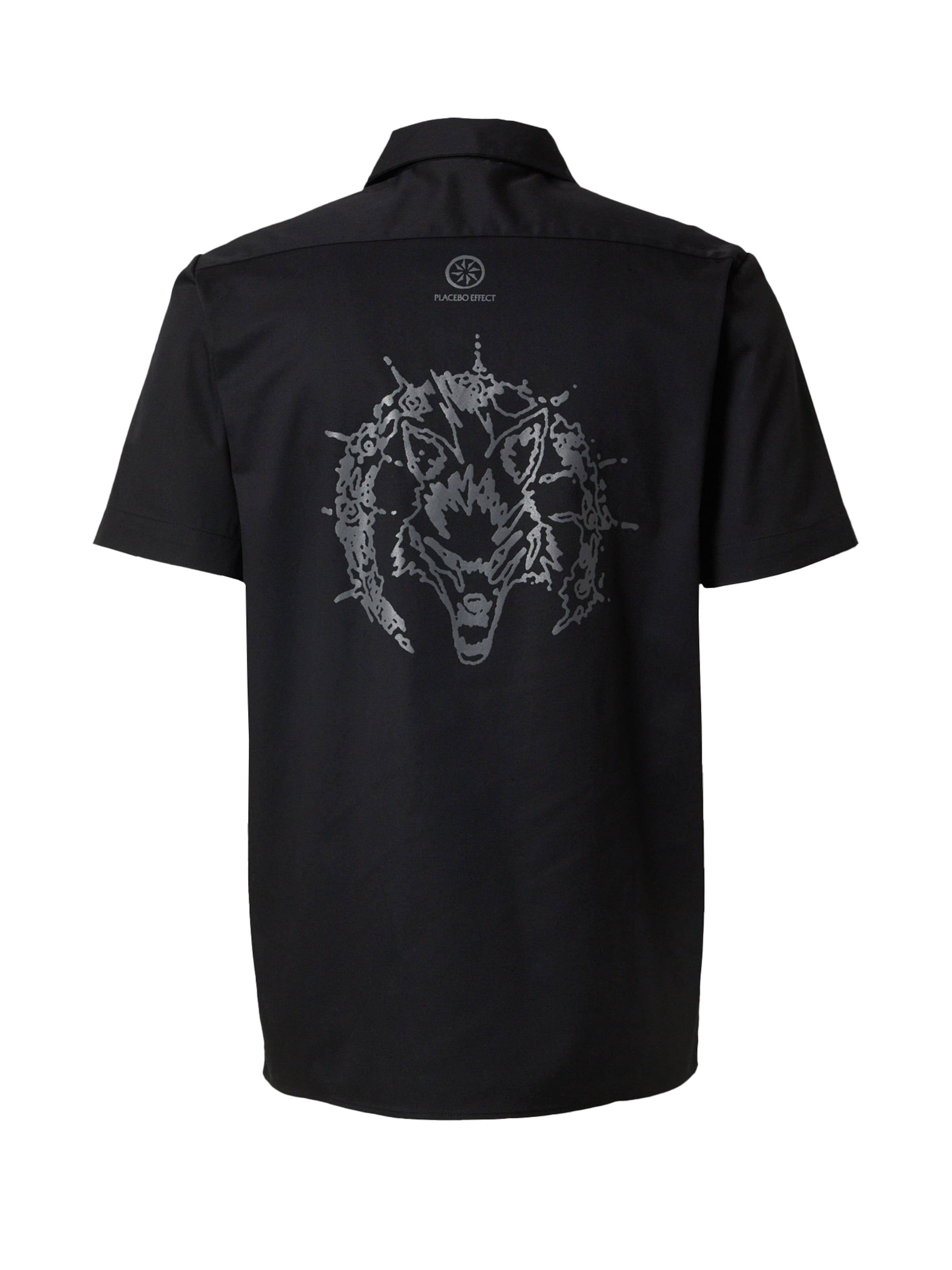 Luka Sabbat for ABOUT YOU Rovný strih Košeľa 'Peer' - Čierna