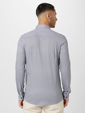 OLYMP - Slim Fit Camisa em preto