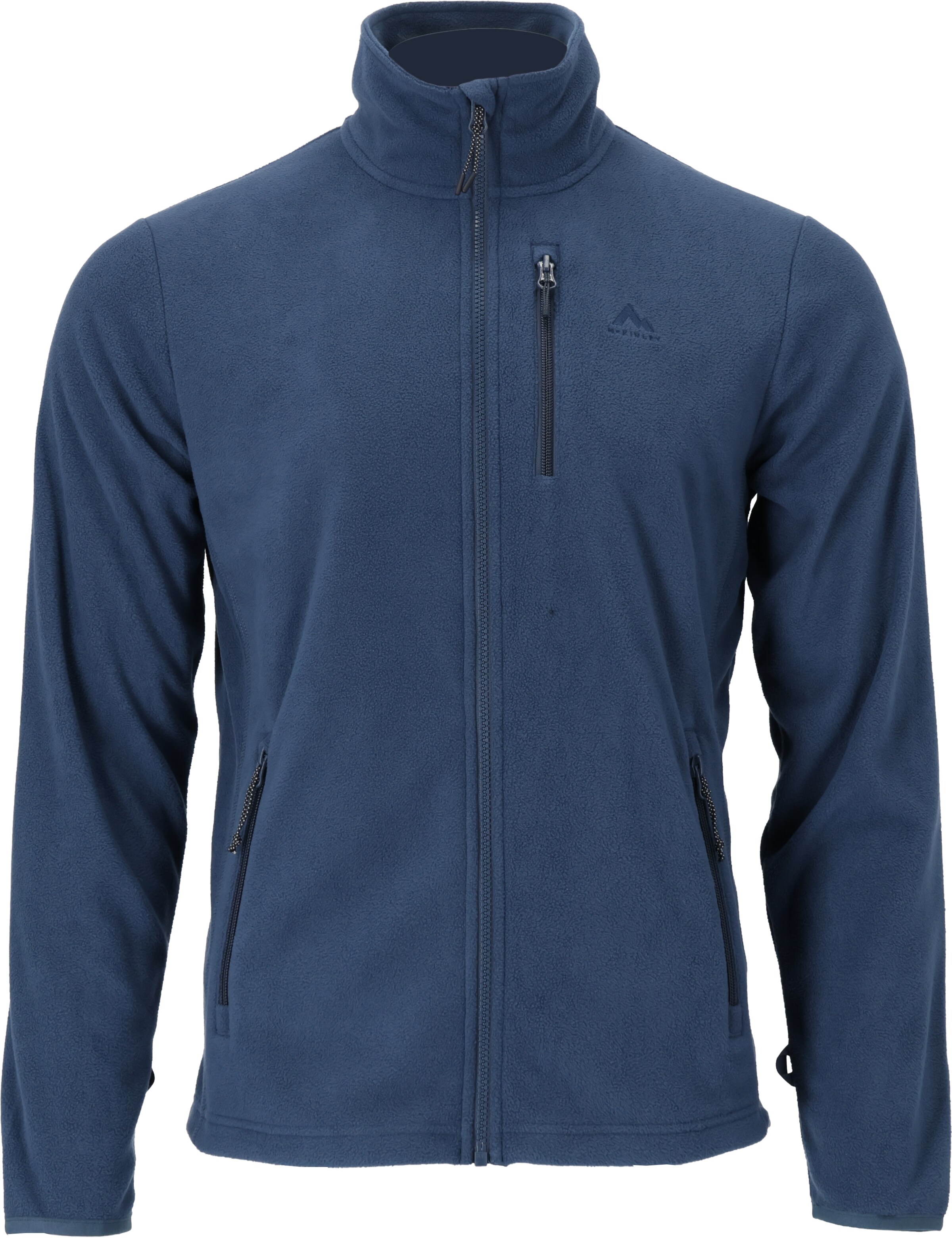 MCKINLEY Athletic Fleece Jacket in Blue: front