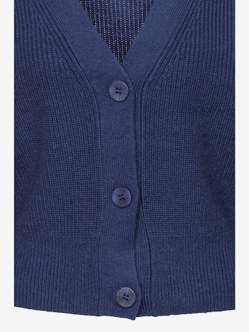 HUGO Knit Cardigan 'Shawanna' in Blue