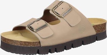 DR. BRINKMANN Mules 'Pantoletten BONILLO' in Brown: front