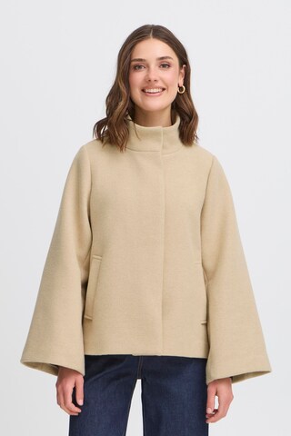 Fransa Between-Season Jacket in Beige: front