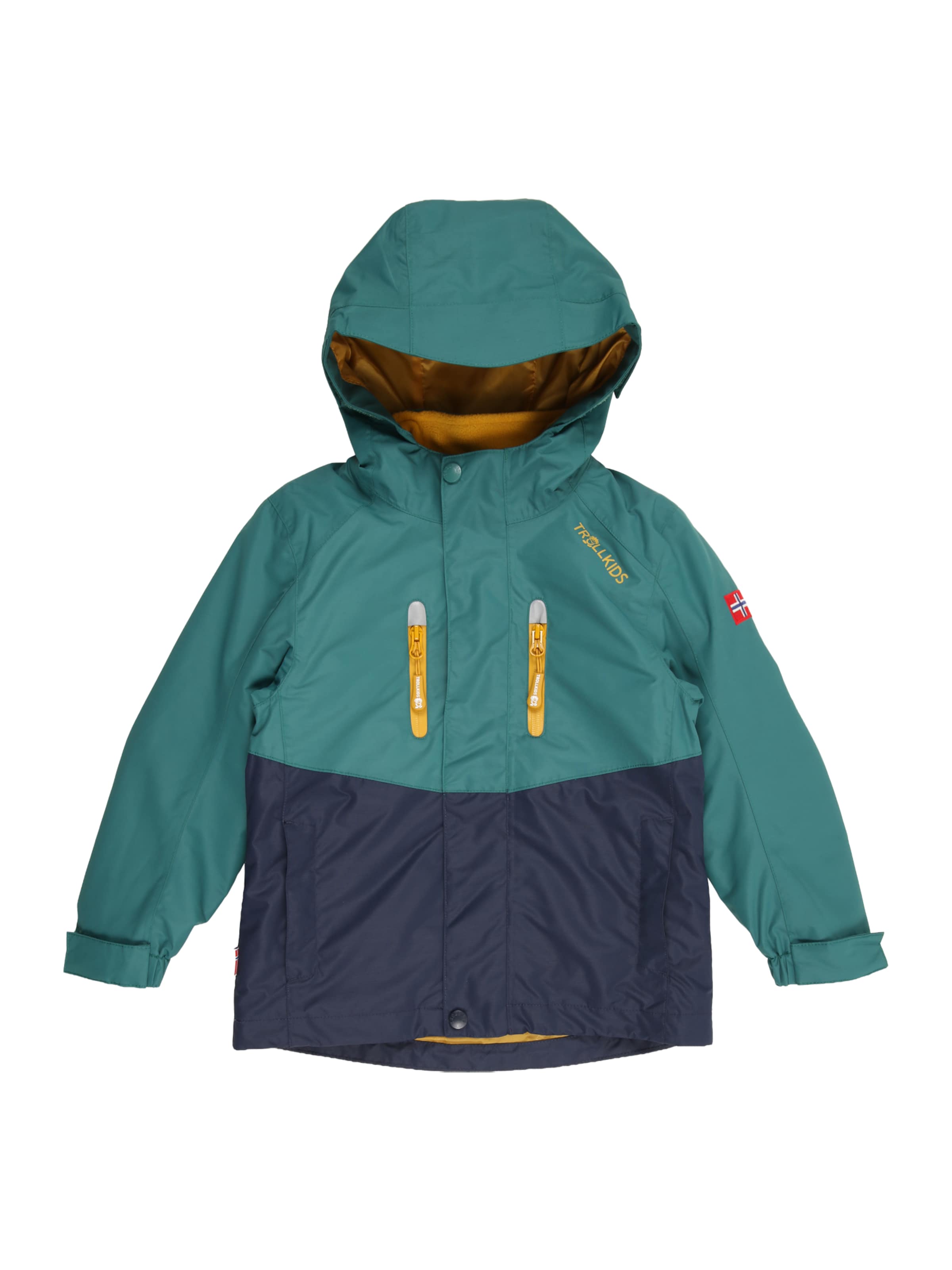 TROLLKIDSRegular Fit Outdoor jakna 'Bryggen' - plava boja: prednji dio