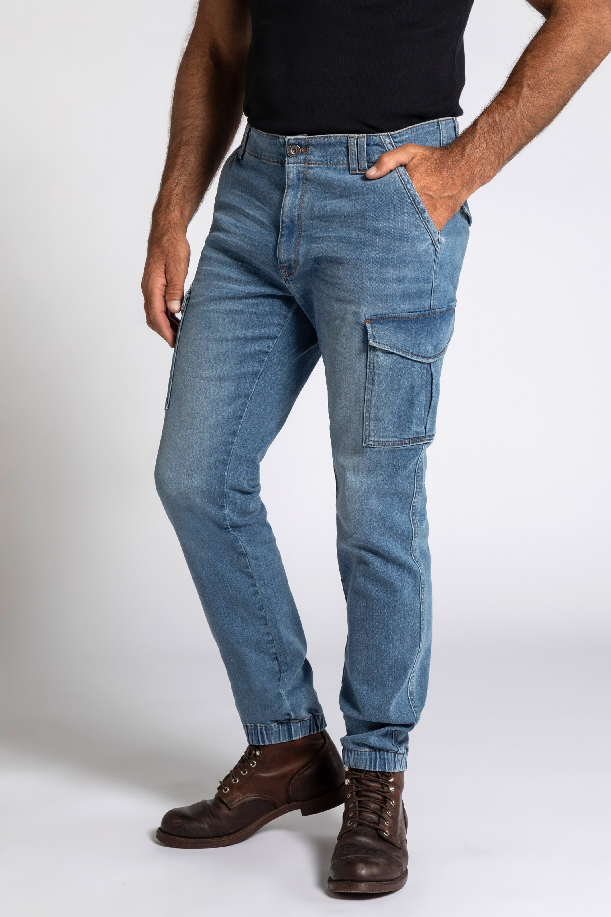Männer Große Größen JP1880 Jeans in Blau - KD16344 Männer Große Größen JP1880 Jeans in Blau - KD16344