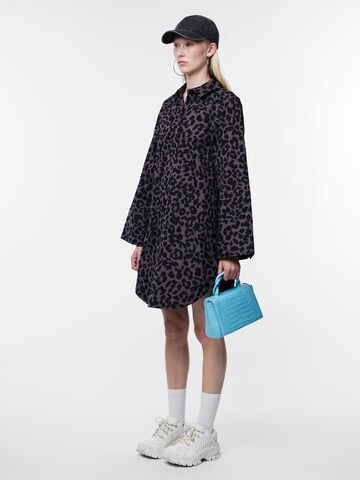 PIECES Shirt dress 'OLEO' in Grey