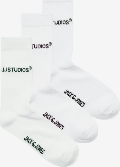 JACK & JONES Čarape 'JACSOHO' u tamno zelena / crna / bijela / svijetla bež, Pregled proizvoda