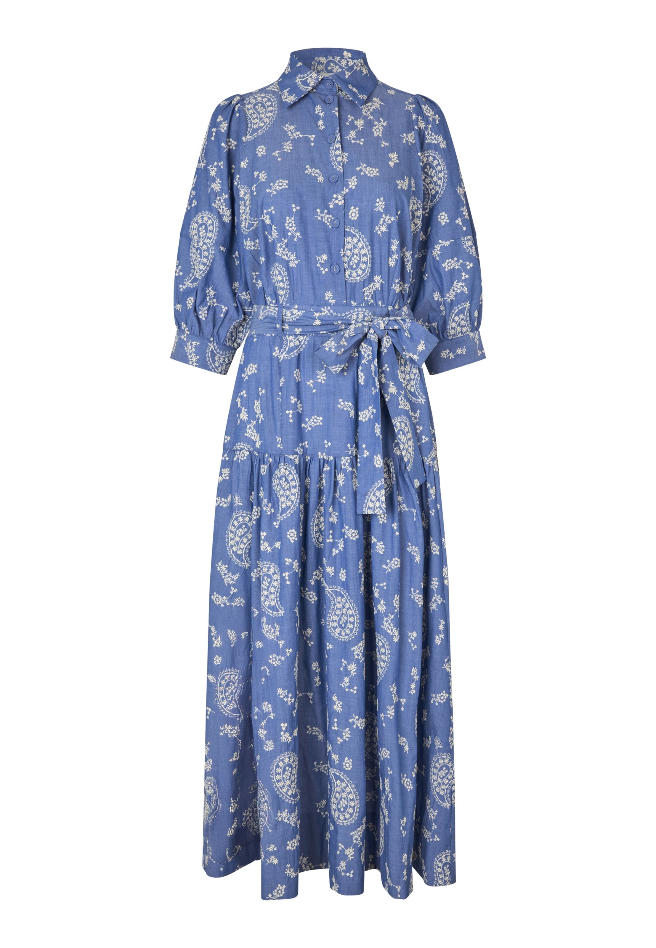 Dea Kudibal Kleid 'Palma' in blue denim / weiß, Produktansicht