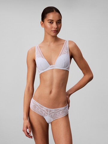 Calvin Klein Triangel BH in Blau: Vorderseite
