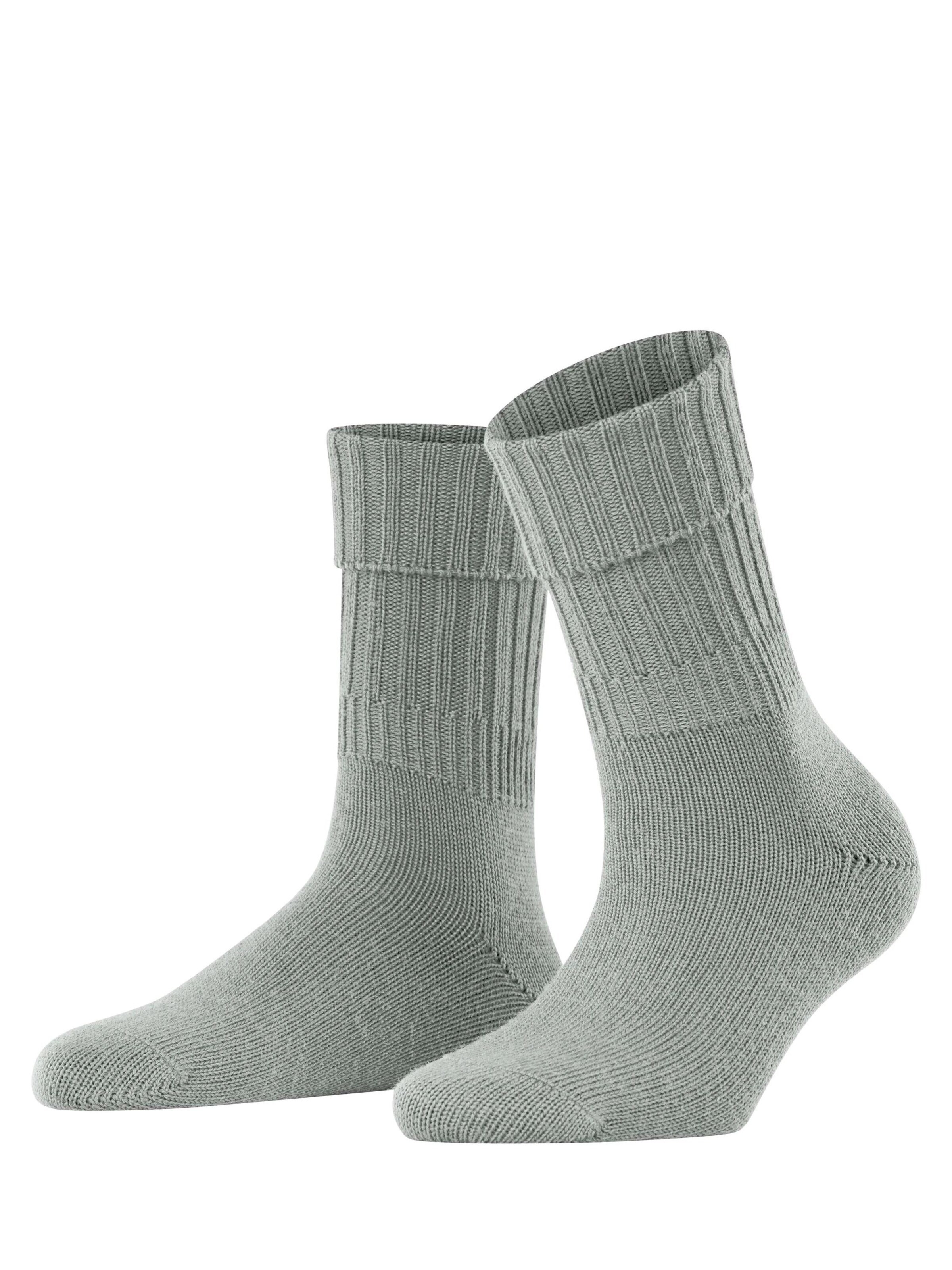 FALKE Socken 'Striggings Rib'‌‌‌ in Silber: Vorderseite