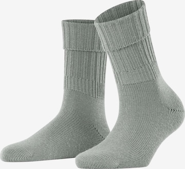 FALKE Socken 'Striggings Rib' in Silber: Vorderseite