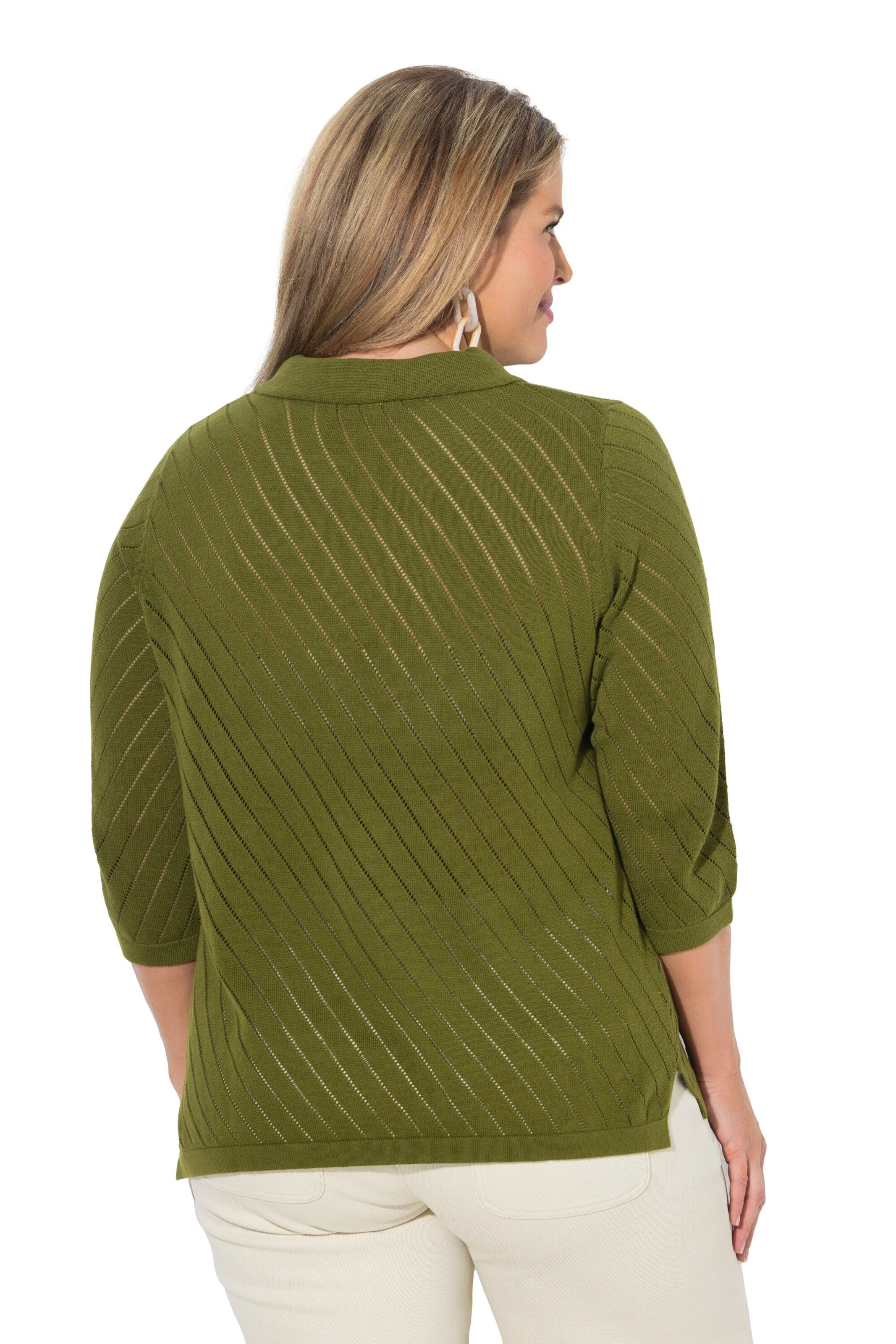 Ulla Popken Sweater in Green