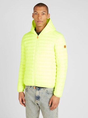 SAVE THE DUCK Between-season jacket in Yellow: front