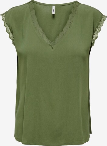 ONLY Shirt 'JASMINA' in Green: front