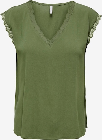 ONLY Μπλούζα 'JASMINA' σε πράσινο: μπροστά