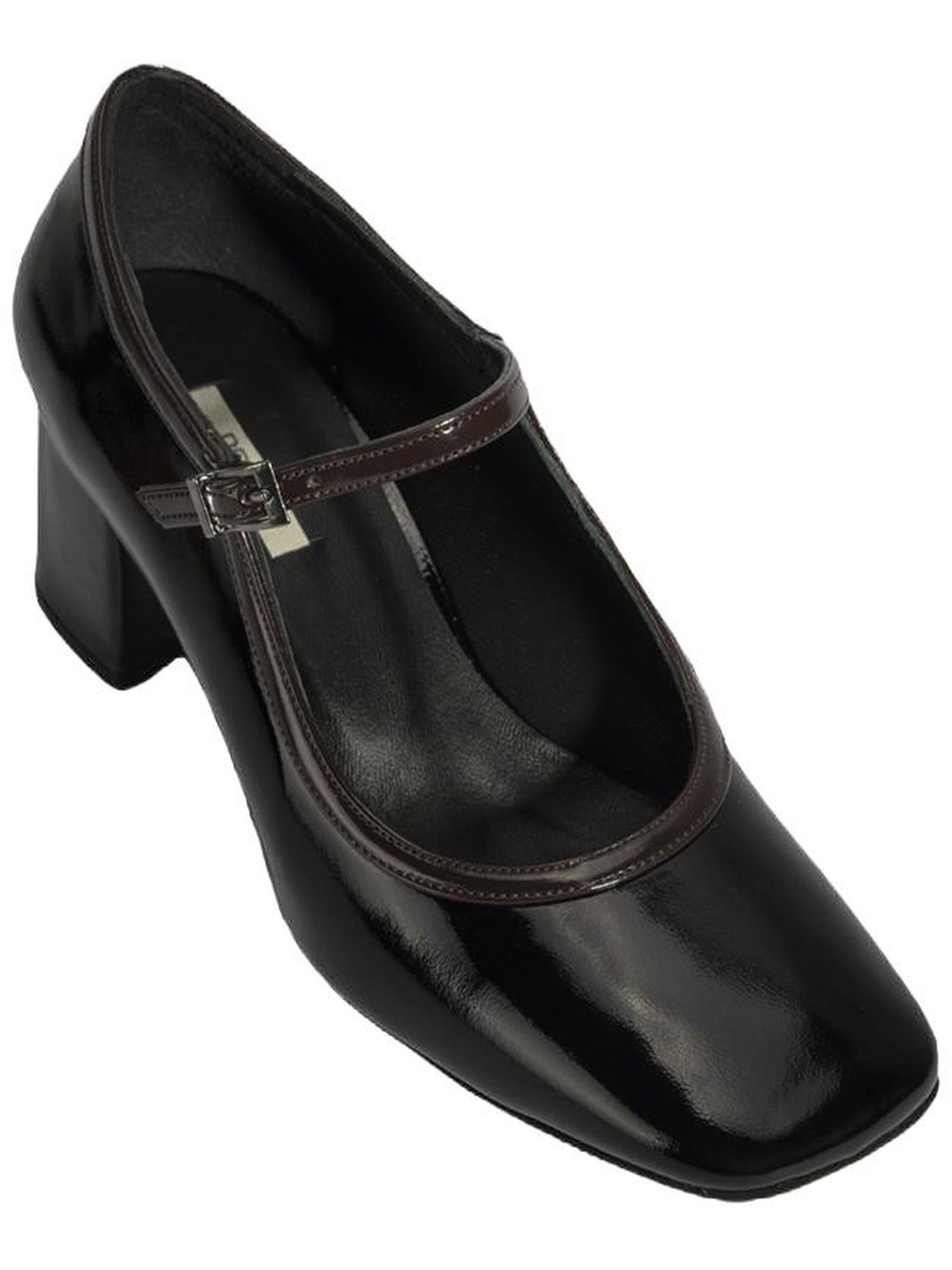 Desa Slipper‌‌‌‌‌‌‌ in Schwarz: Vorderseite