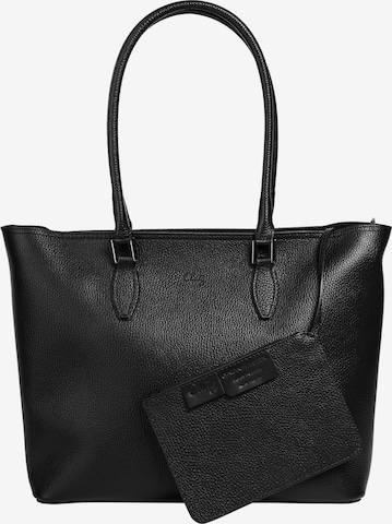 Cabas Cluty en noir : devant