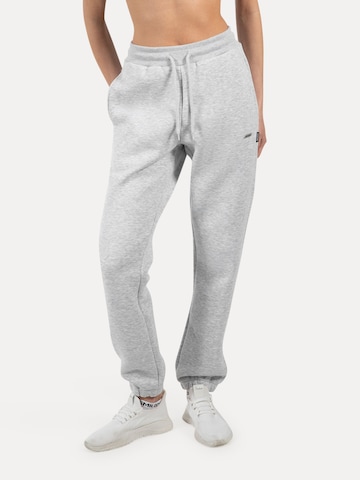Effilé Pantalon Smilodox en gris : devant