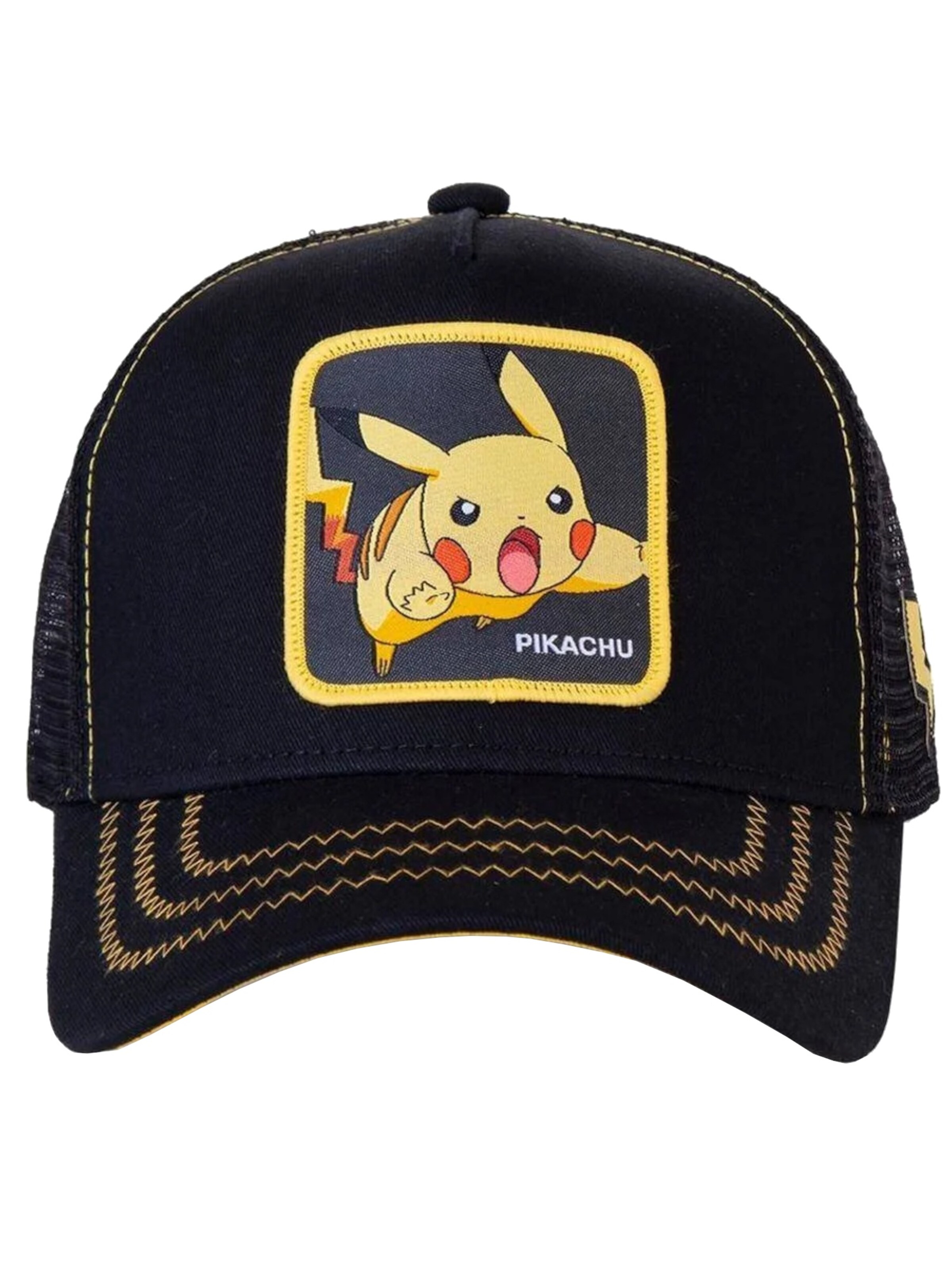 Capslab Cap 'Freegun Pokemon Pikachu' in Black