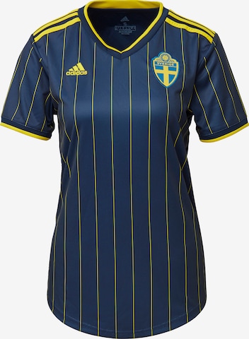 ADIDAS SPORTSWEAR Fodboldtrøje 'Schweden Home EM 2020' i blå: forside