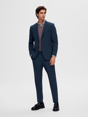 SELECTED HOMME Slim Fit Pikkutakki 'Liam' värissä sininen